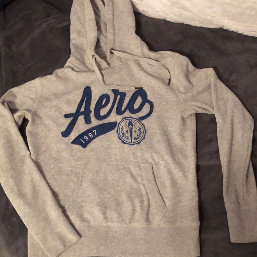 Aeropostale sweatshirt/hoodie grey